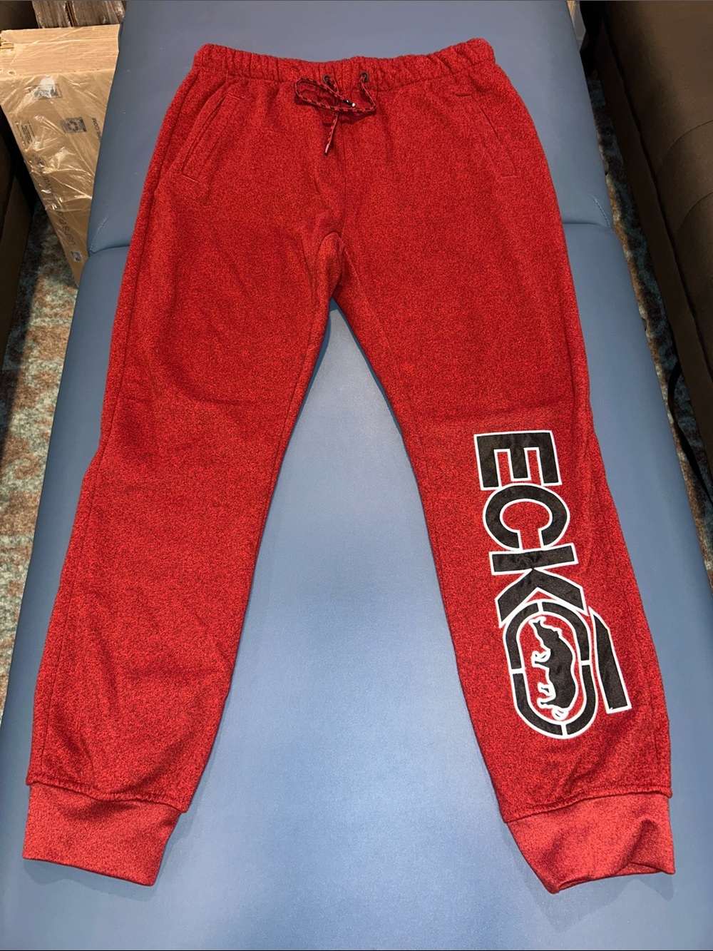 Men’s Ecko Unlimited Brick Red Fleece Jogger Pants